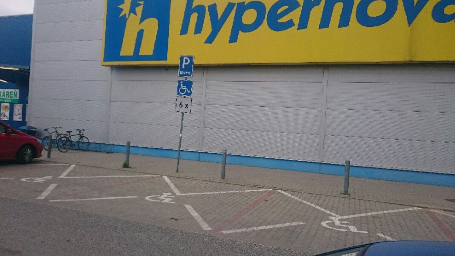 Vozičkárske parkovacie miesto