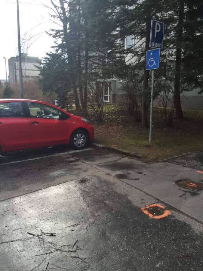 Vozičkárske parkovacie miesto