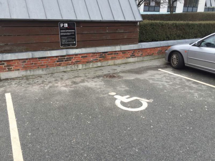 Vozičkárske parkovacie miesto