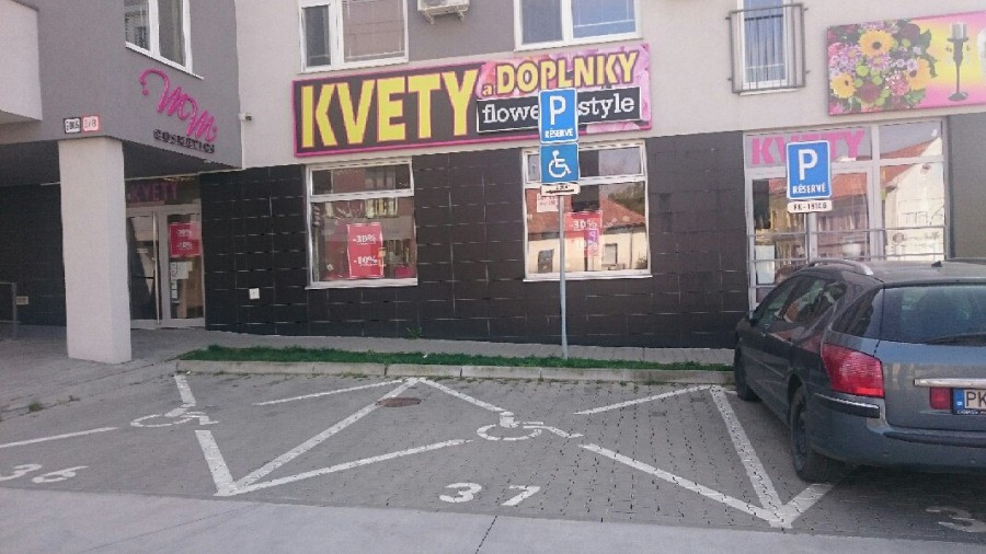 Vozičkárske parkovacie miesto