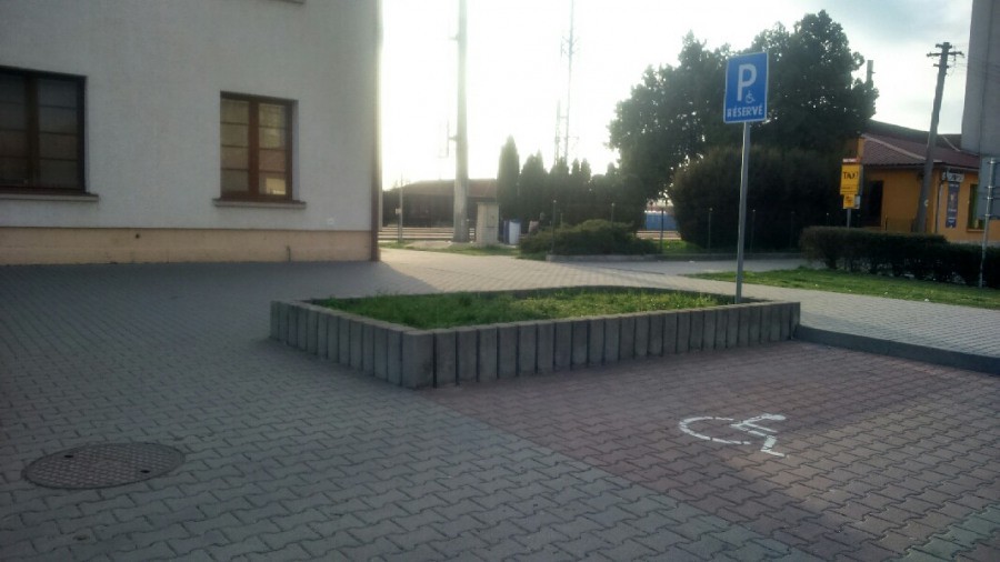 Vozičkárske parkovacie miesto