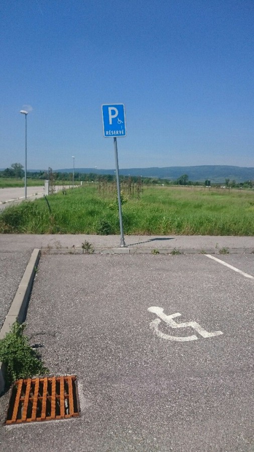 Vozičkárske parkovacie miesto