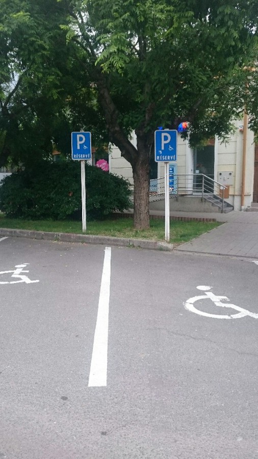 Vozičkárske parkovacie miesto