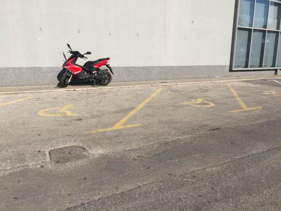 Vozičkárske parkovacie miesto