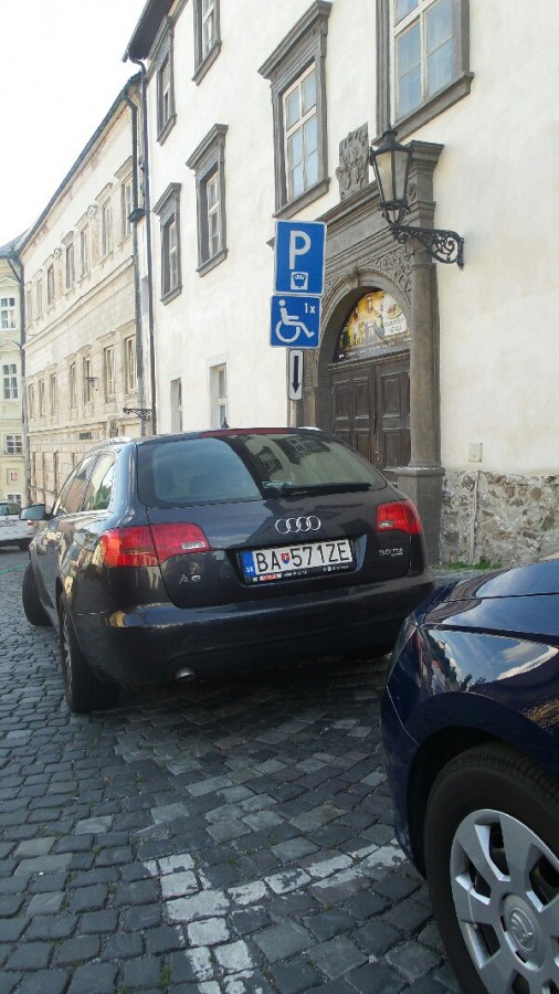 Vozičkárske parkovacie miesto