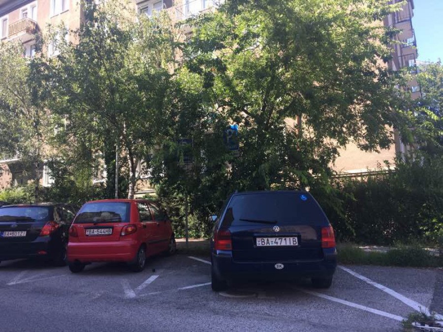 Vozičkárske parkovacie miesto