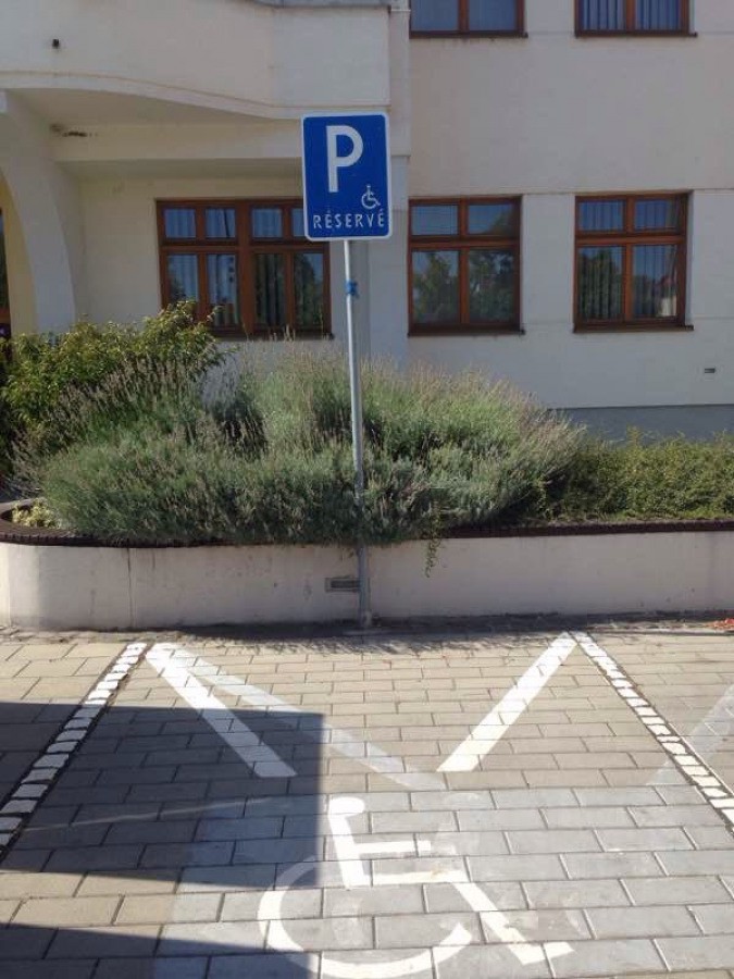 Vozičkárske parkovacie miesto
