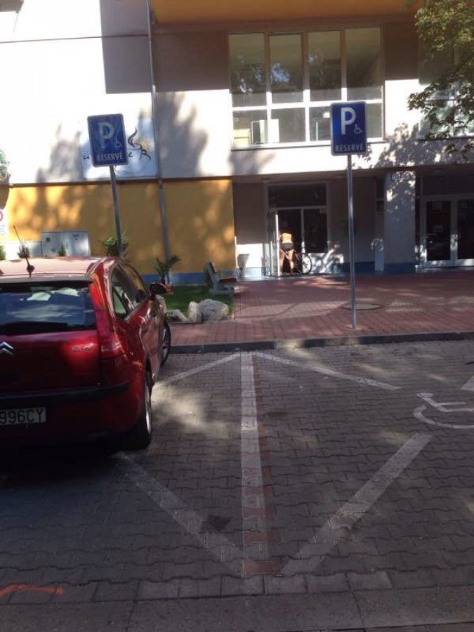 Vozičkárske parkovacie miesto