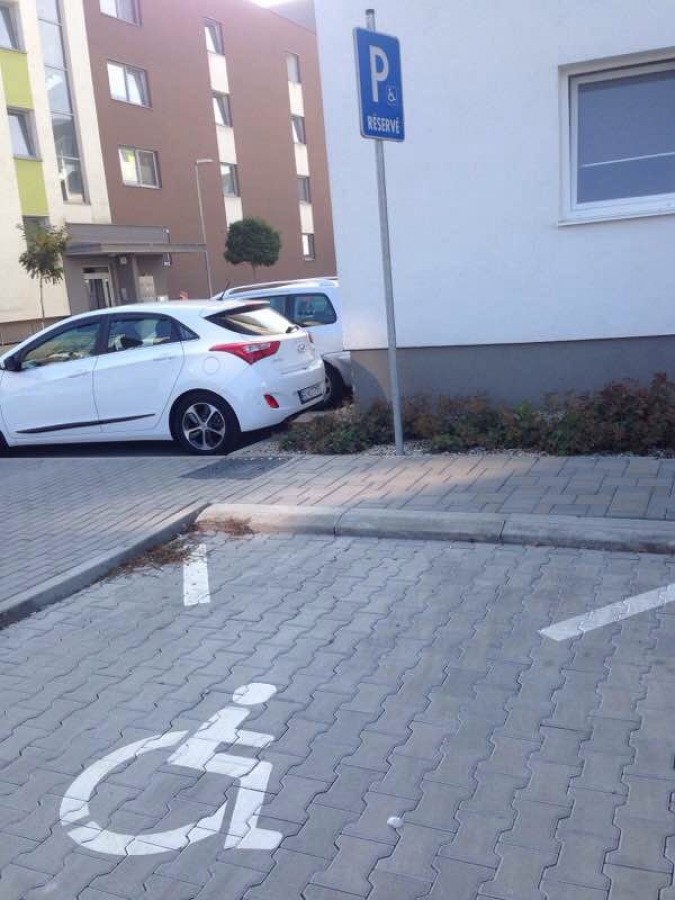 Vozičkárske parkovacie miesto