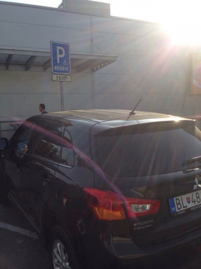 Vozičkárske parkovacie miesto