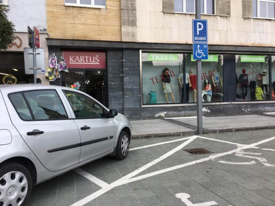 Vozičkárske parkovacie miesto