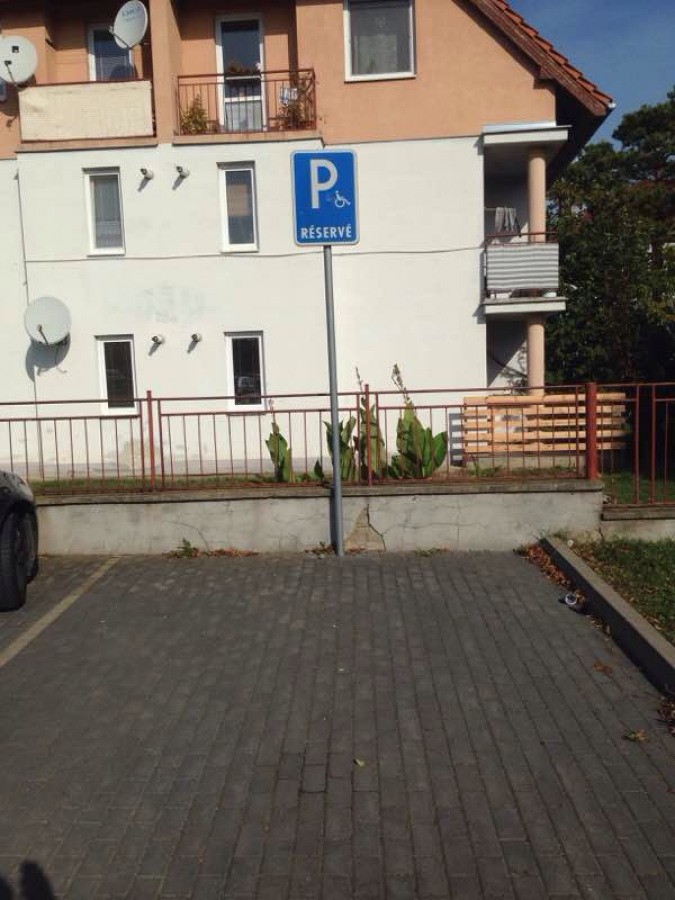Vozičkárske parkovacie miesto
