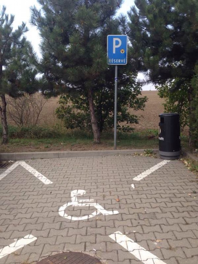 Vozičkárske parkovacie miesto