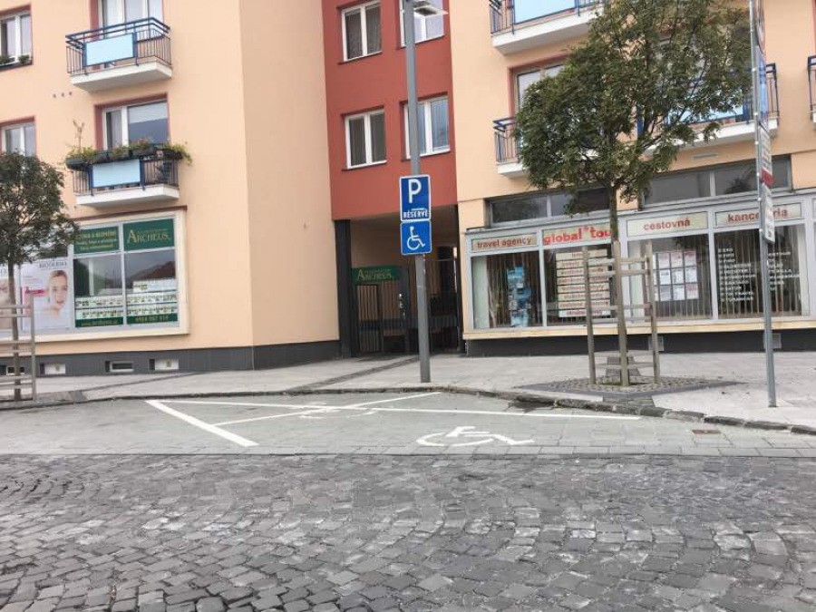 Vozičkárske parkovacie miesto
