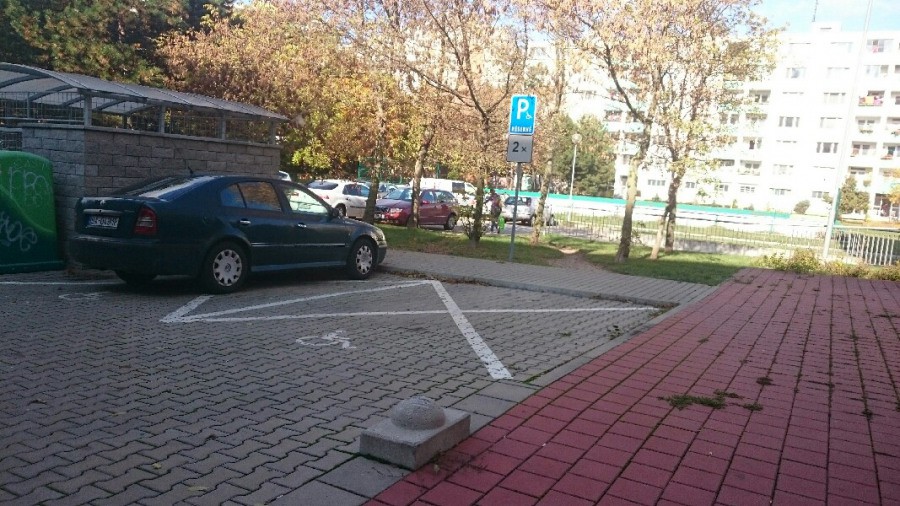 Vozičkárske parkovacie miesto