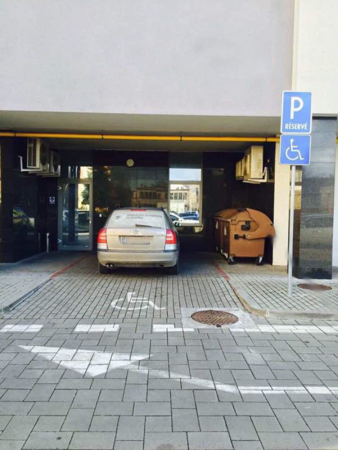 Vozičkárske parkovacie miesto
