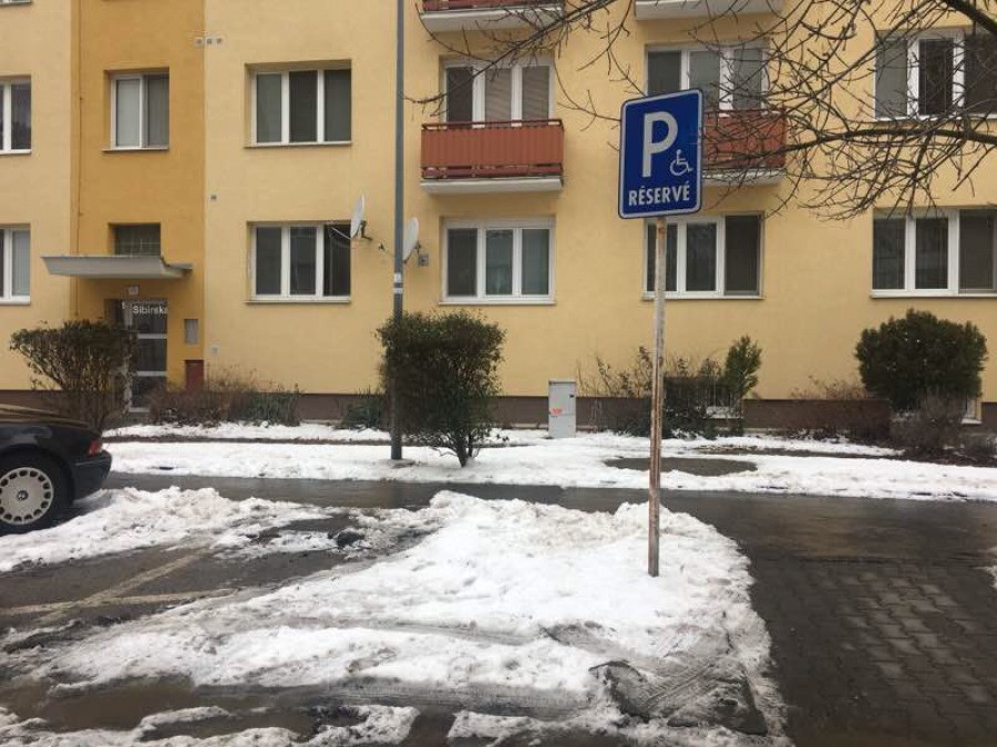 Vozičkárske parkovacie miesto