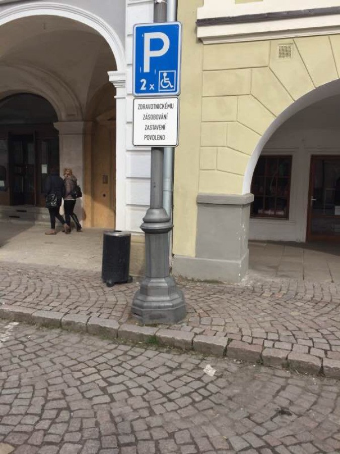 Vozičkárske parkovacie miesto
