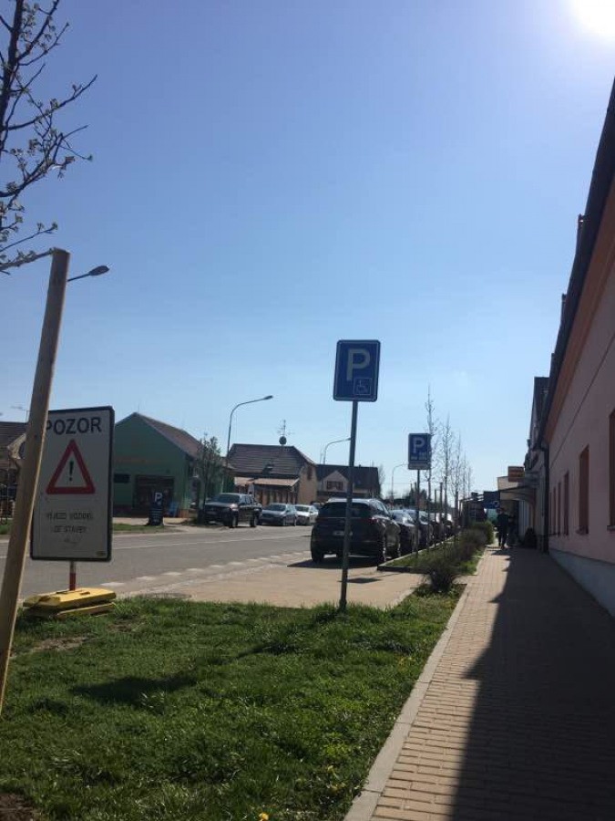 Vozičkárske parkovacie miesto