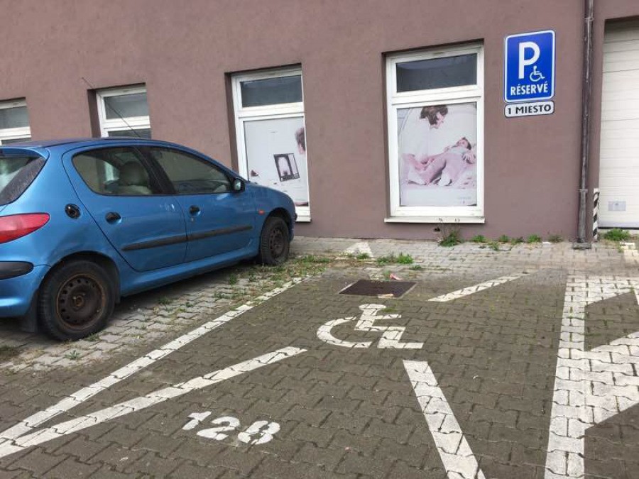 Vozičkárske parkovacie miesto