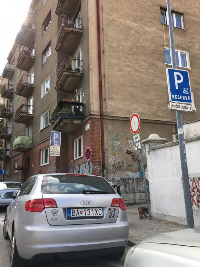 Vozičkárske parkovacie miesto