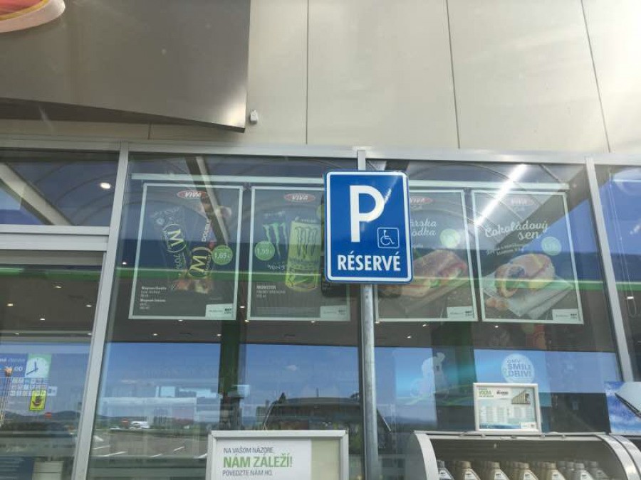 Vozičkárske parkovacie miesto