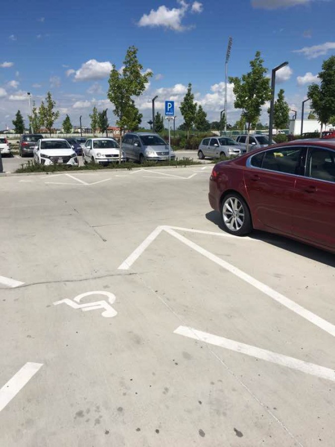 Vozičkárske parkovacie miesto
