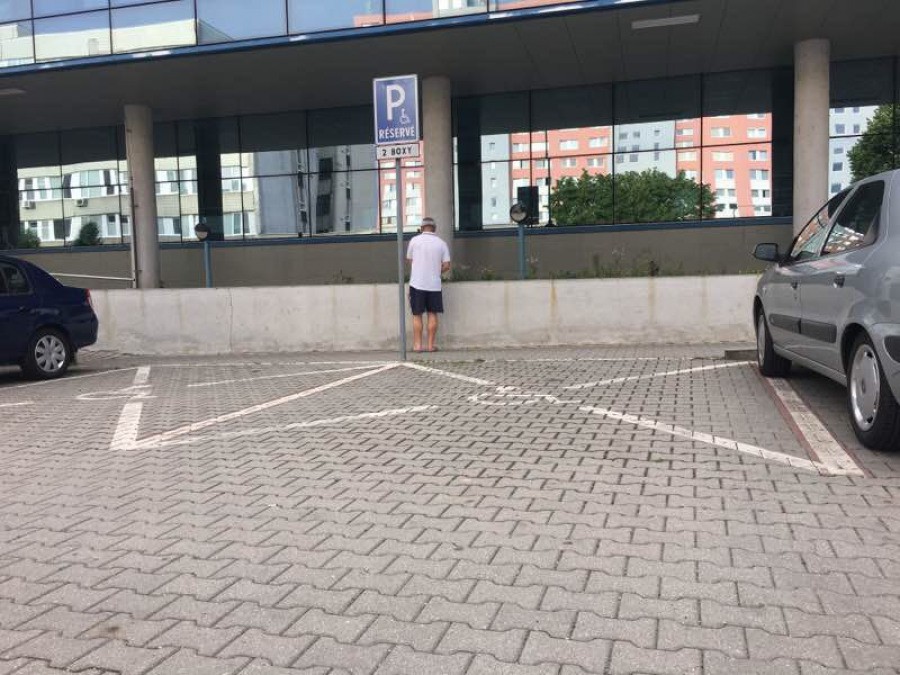 Vozičkárske parkovacie miesto