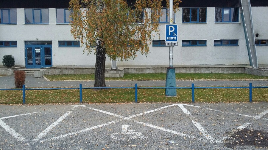 Vozičkárske parkovacie miesto
