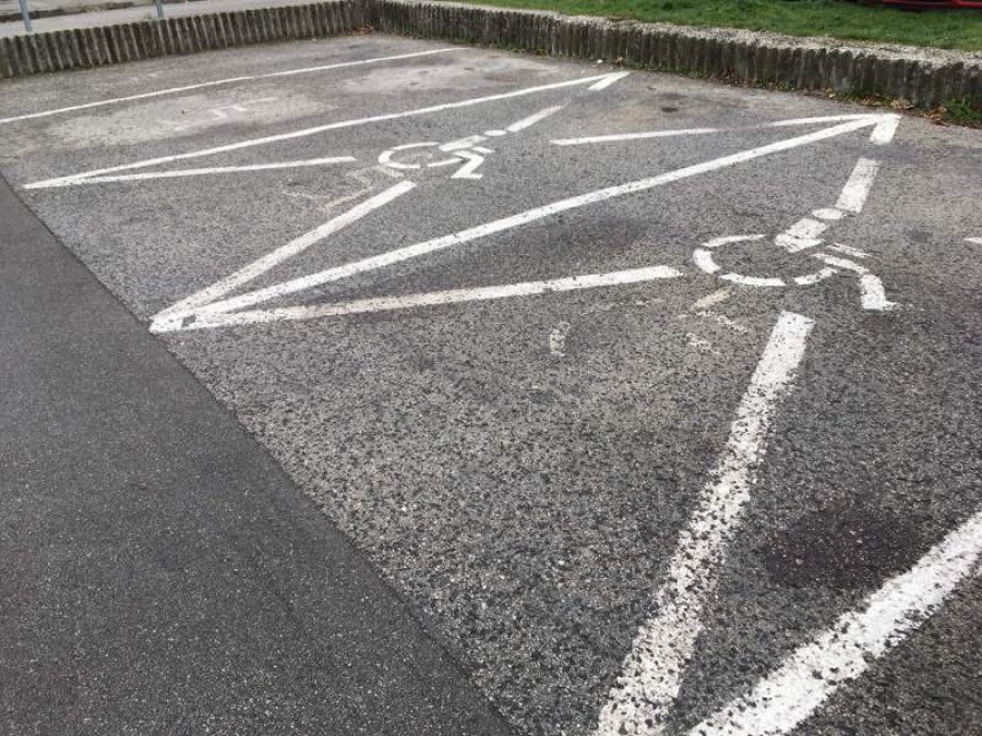 Vozičkárske parkovacie miesto