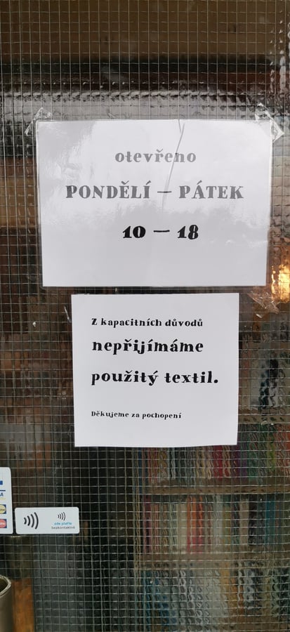 Dobročinný obchod Cesta domů - Vltavská