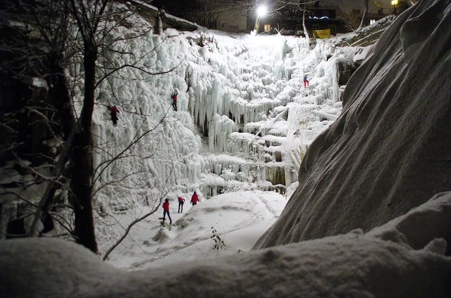 Ice Arena in Liberec - the largest ice wall in Central Europe