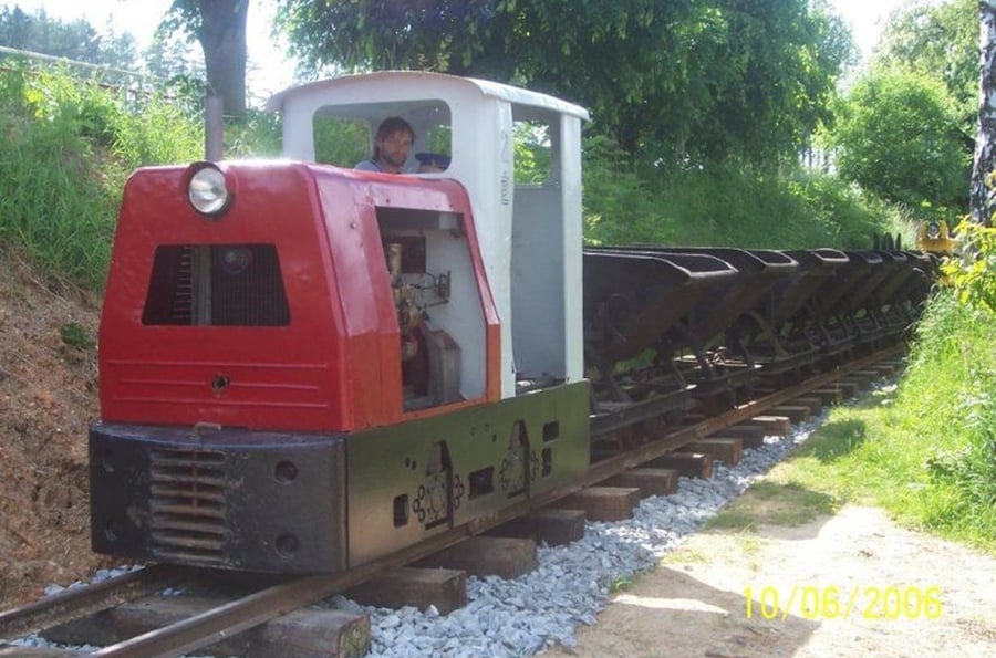 Pilsen Railway - a narrow -gauge line in Starý Plzenec