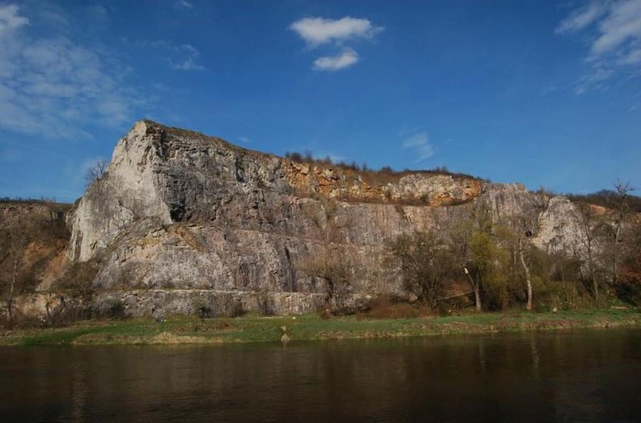 Alkazar limestone quarry near Beroun