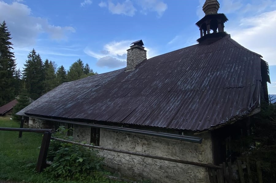 Klostermann's cottage near Srní - hunting lodge from the movie Pod Jezevčí skálou