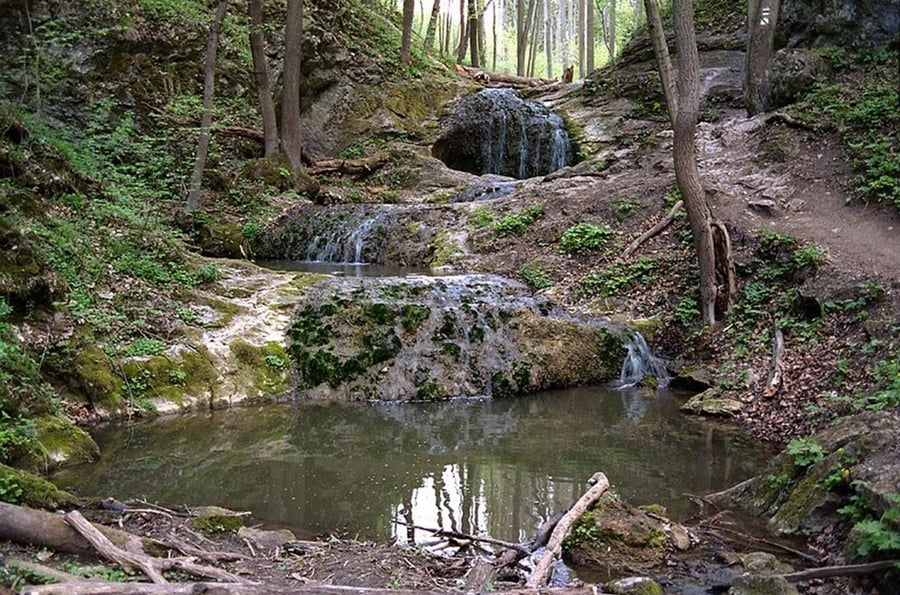 Bubovice waterfalls in NPR Karlštejnsko