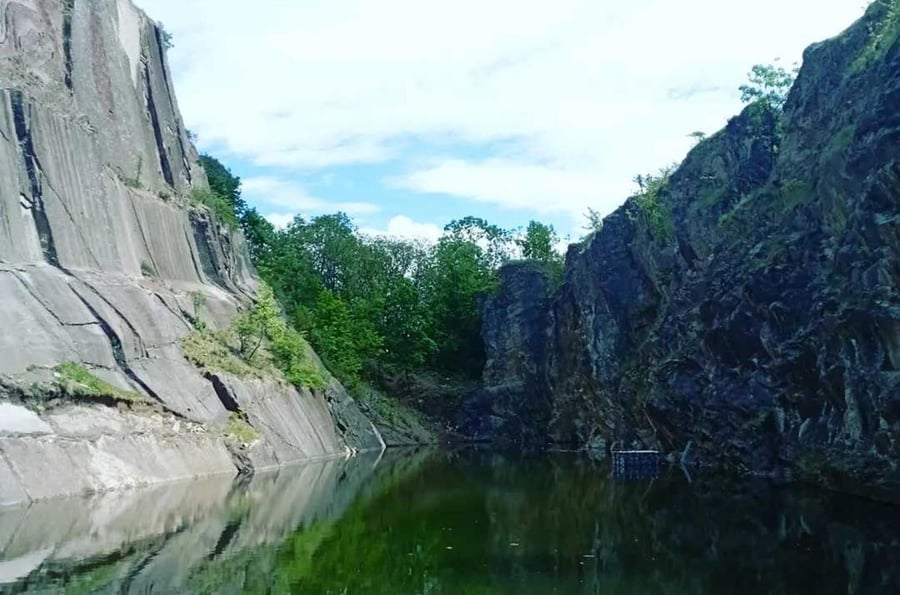 A lake in the Prokop Valley - a lake from the movie Pelíšky