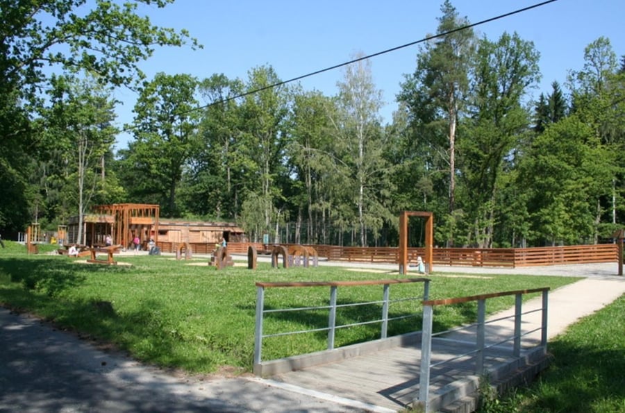 Small zoo Amerika near Františkovy Lázně