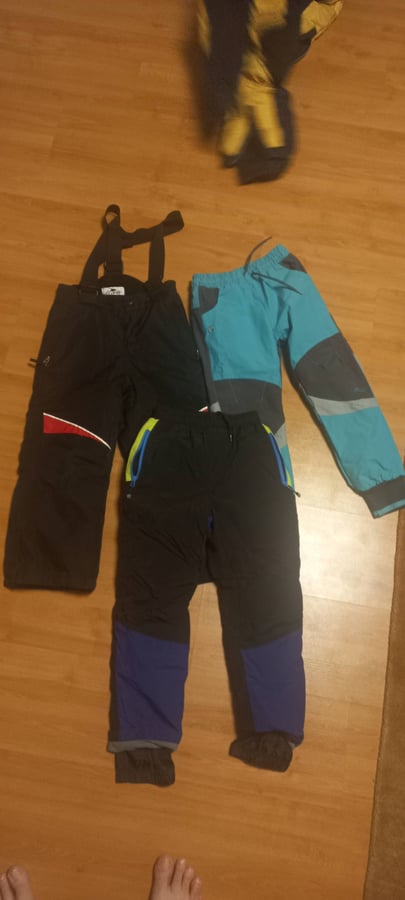 Oteplené kalhoty vel. 122