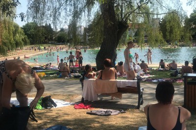 Koupaliště Lhotka - biotop