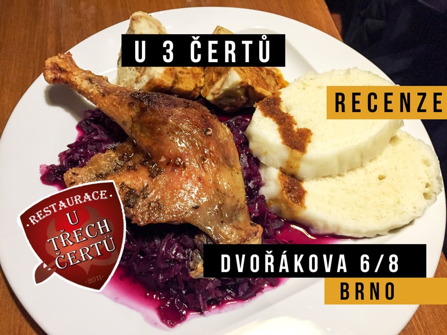 U 3 ČERTŮ| Dva podniky. Jedna myšlenka.| RECENZE | Brno