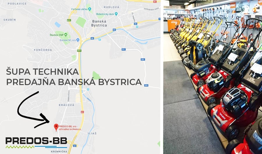 Predos-BB s.r.o. - záhradná technika a kúpeľňové štúdio - 24/7 sme aj online - www.predos.sk