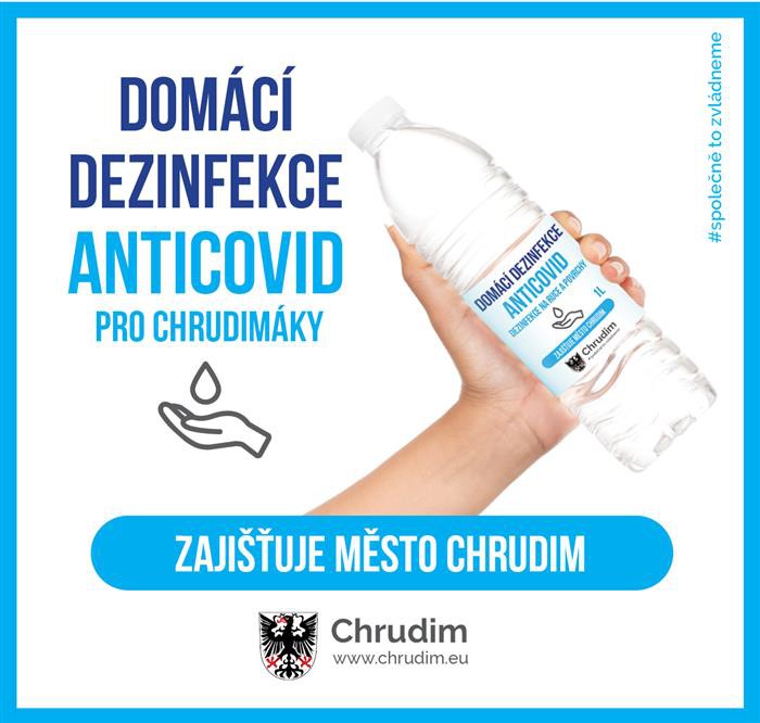 Alkoholová dezinfekce Anti-Covid