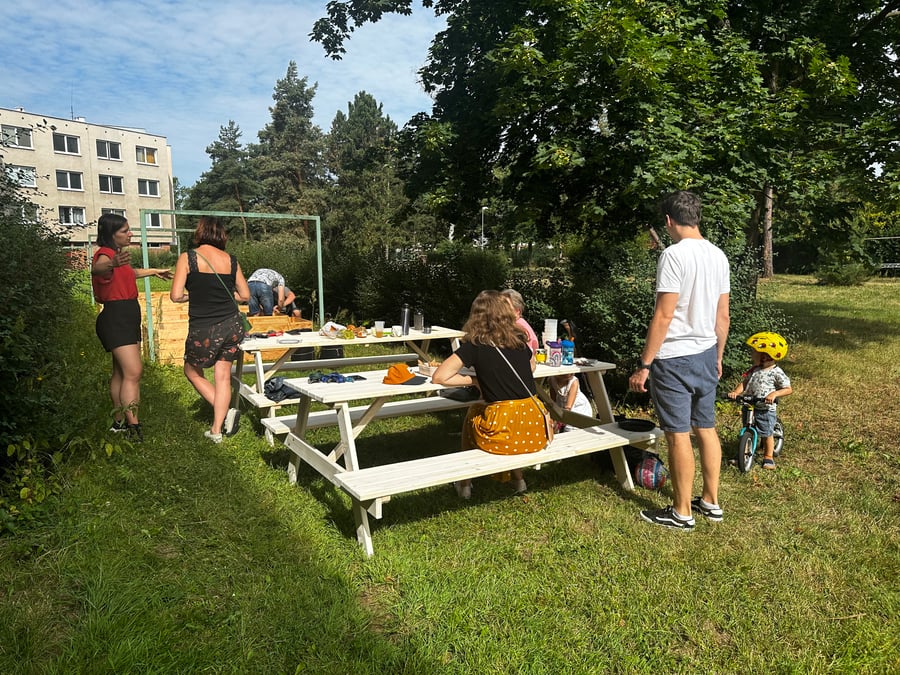 Komunitní zahrada Čajkovského