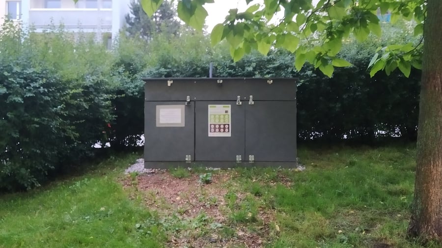 Komunitní kompostér Hrdličkova