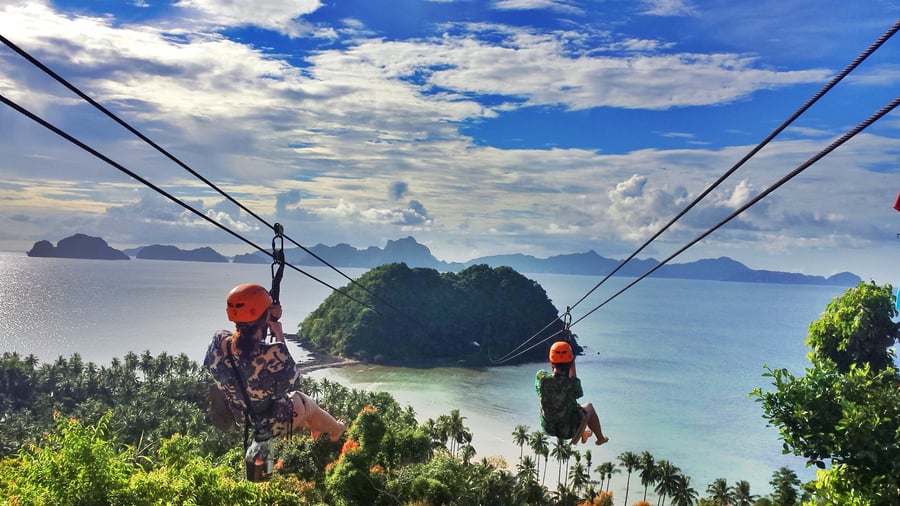 El Nido zipline