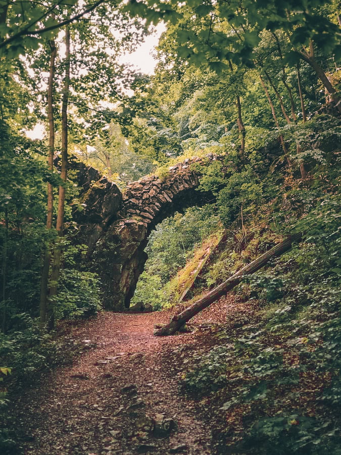 Čertův most, Mladeč