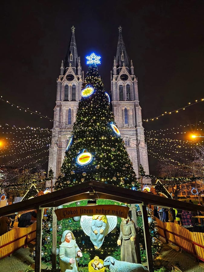 Adventní trhy Náměstí Míru Praha