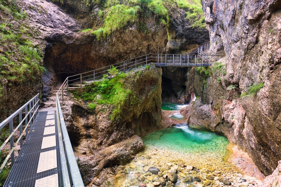 Soutěska Almbachklamm