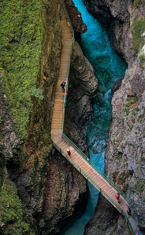 Soutěska Breitachklamm